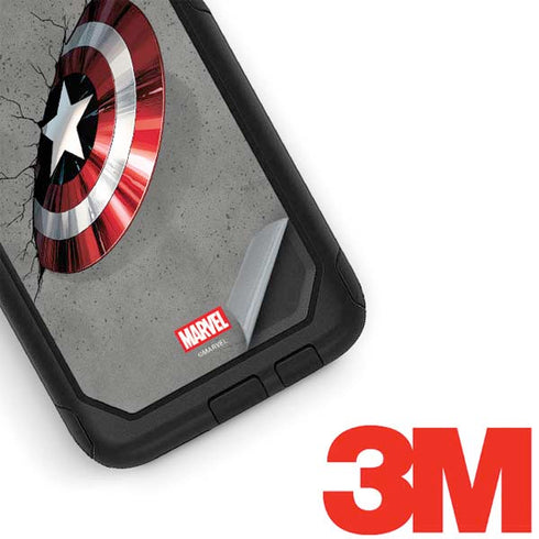 Marvel Captain America Shield Break Otterbox Commuter Galaxy Skin