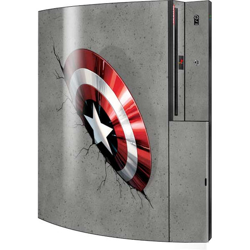 Marvel Captain America Shield Break Playstation 3 & PS3 Skin