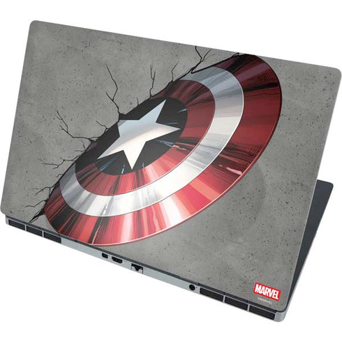 Marvel Captain America Shield Break Dell Precision Skin