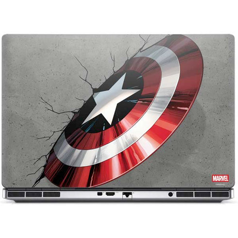 Marvel Captain America Shield Break Dell Precision Skin