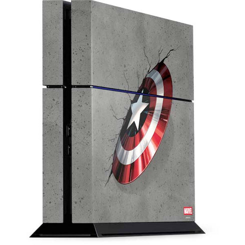 Marvel Captain America Shield Break PS4 Console Skin