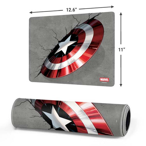 Marvel Captain America Shield Break Gaming Mouse Pad
