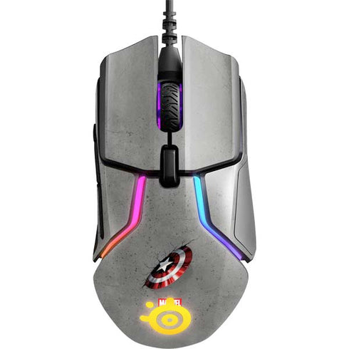 Marvel Captain America Shield Break SteelSeries Rival 600 Gaming Mouse Skin