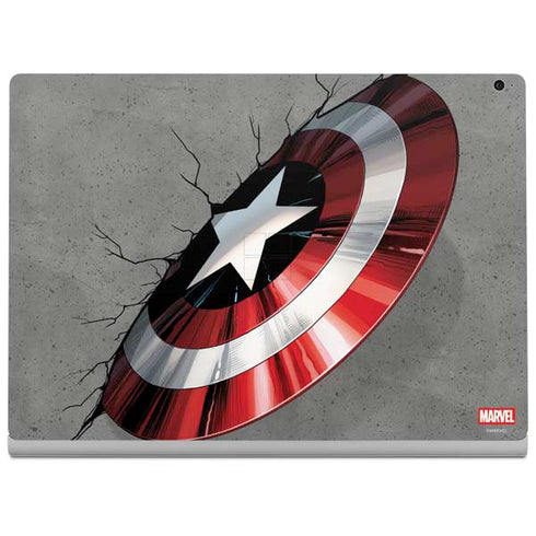 Marvel Captain America Shield Break Surface Book 2 15in Skin