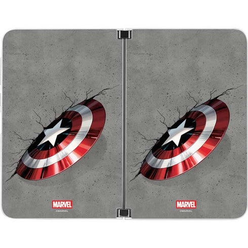 Marvel Captain America Shield Break Surface Duo Skin