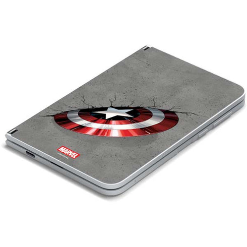 Marvel Captain America Shield Break Surface Duo Skin