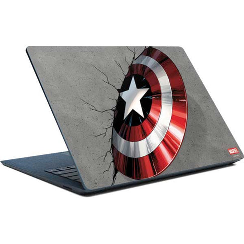 Marvel Captain America Shield Break Surface Laptop Skin
