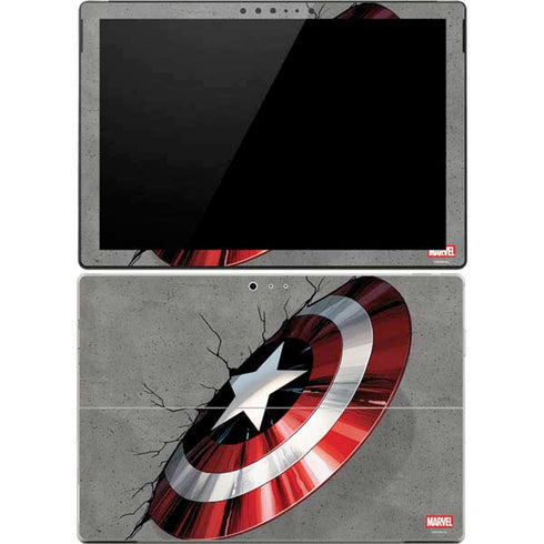 Marvel Captain America Shield Break Surface Pro 4 Skin