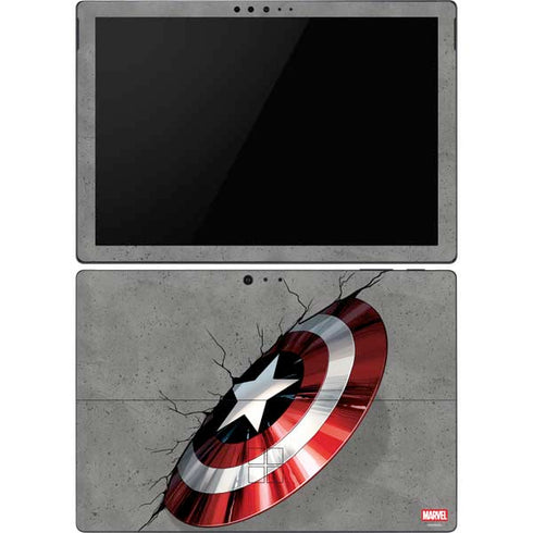 Marvel Captain America Shield Break Surface Pro 6 Skin