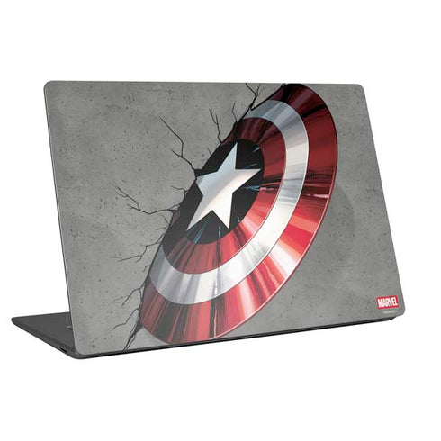 Marvel Captain America Shield Break Laptop Skins