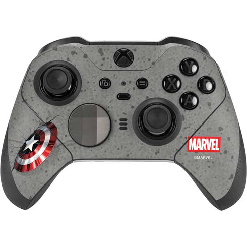 Marvel Captain America Shield Break Xbox Elite Wireless Controller Series 2 Skin