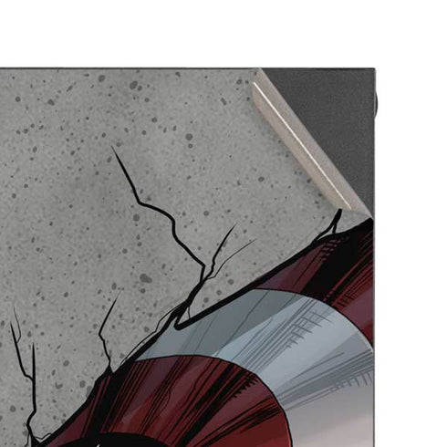 Marvel Captain America Shield Break Xbox Series X Console Skin