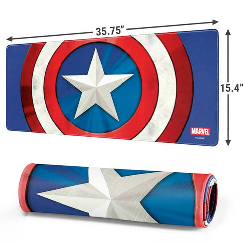 Marvel Captain America Shield Gaming Mouse Pad