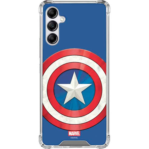 Marvel Captain America Shield Galaxy A14 5G Clear Case