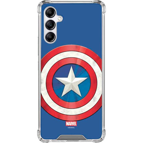 Marvel Captain America Shield Galaxy A15 5G Clear Case