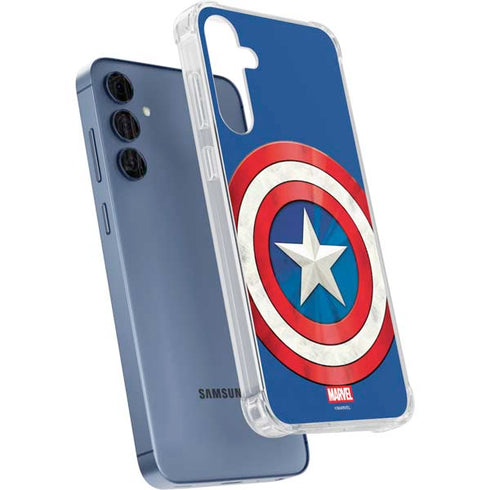 Marvel Captain America Shield Galaxy A35 5G Clear Case