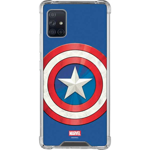 Marvel Captain America Shield Galaxy A51 5G Clear Case