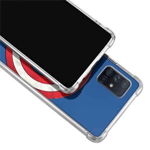 Marvel Captain America Shield Galaxy A51 5G Clear Case