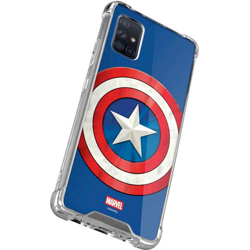 Marvel Captain America Shield Galaxy A51 5G Clear Case