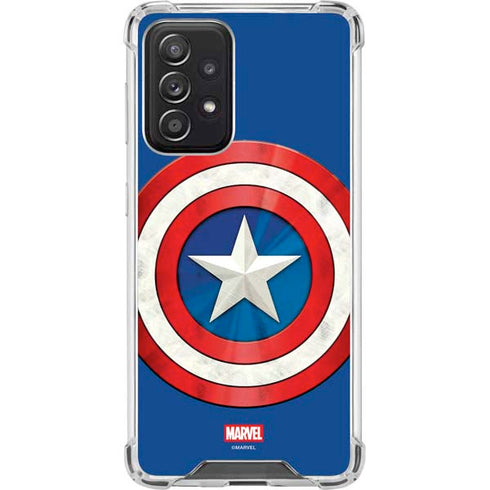 Marvel Captain America Shield Galaxy A52 5G Clear Case