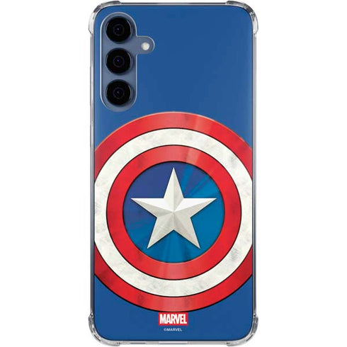 Marvel Captain America Shield Galaxy A55 5G Clear Case