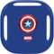 Marvel Captain America Shield Galaxy Buds Live Skin