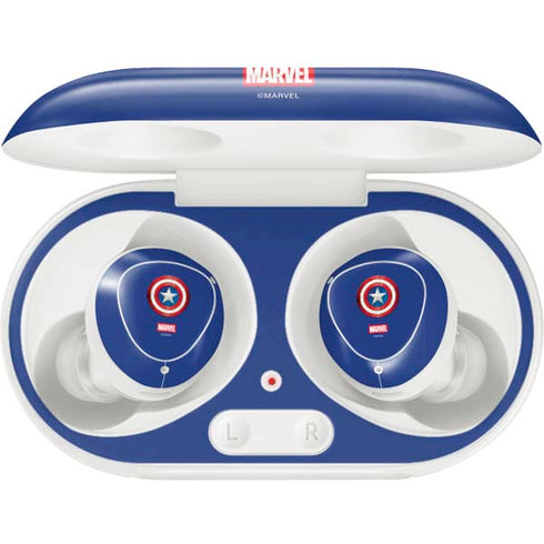 Marvel Captain America Shield Galaxy Buds Plus Skin