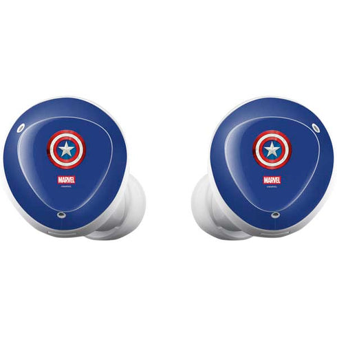 Marvel Captain America Shield Galaxy Buds Plus Skin