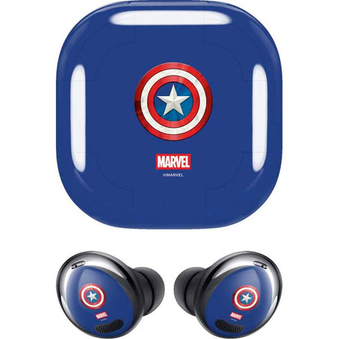 Marvel Captain America Shield Galaxy Buds Pro Skin