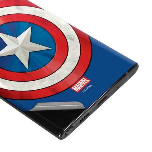 Marvel Captain America Shield Galaxy Note 10 Plus Skin