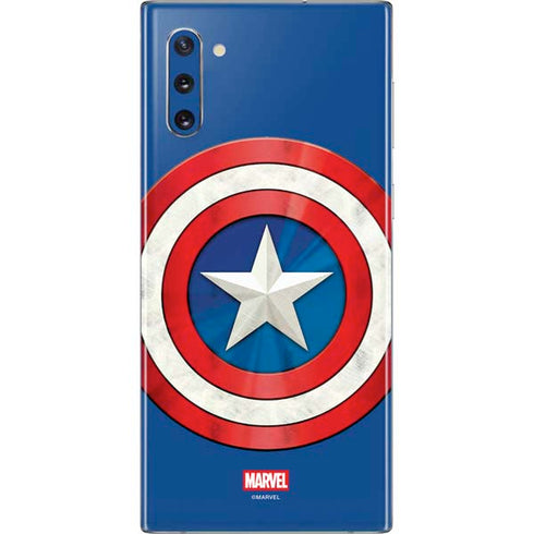Marvel Captain America Shield Galaxy Note 10 Skin