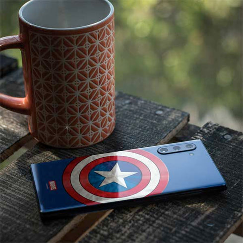 Marvel Captain America Shield Galaxy Note 10 Skin