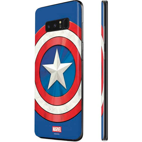 Marvel Captain America Shield Galaxy Note 8 Skin