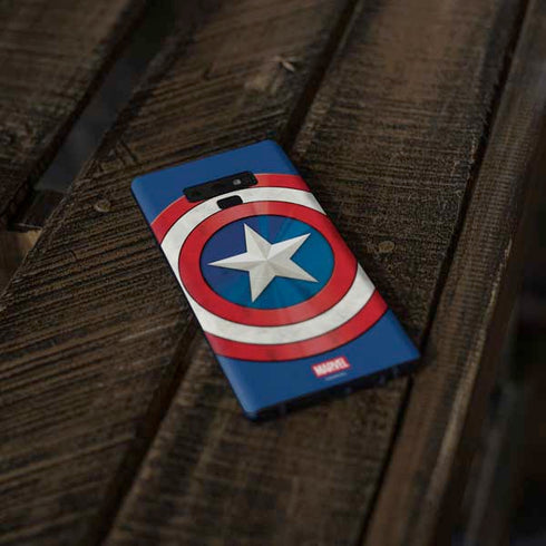Marvel Captain America Shield Galaxy Note 9 Skin