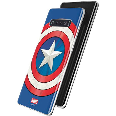 Marvel Captain America Shield Galaxy S10 Plus Skin