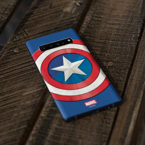 Marvel Captain America Shield Galaxy S10 Plus Skin