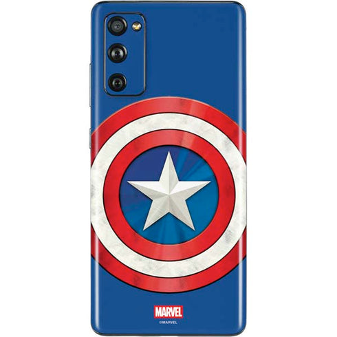 Marvel Captain America Shield Galaxy S20 Fan Edition Skin