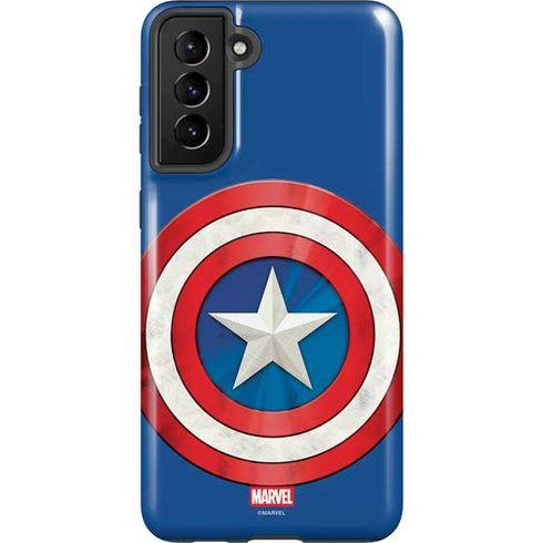 Marvel Captain America Shield Galaxy S21 FE Pro Case