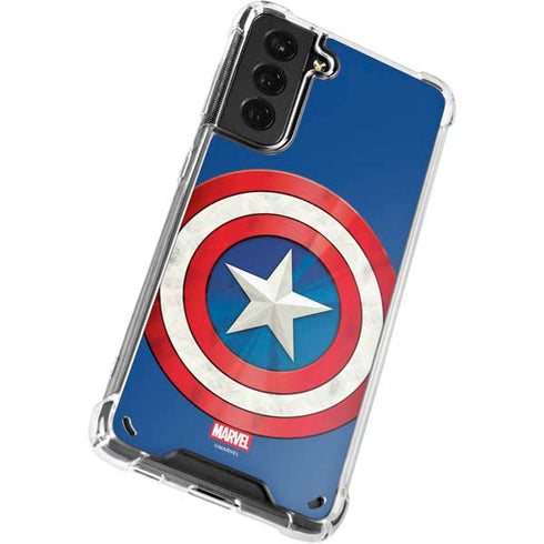 Marvel Captain America Shield Galaxy S21 Plus 5G Clear Case