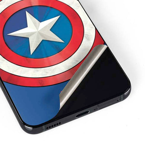 Marvel Captain America Shield Galaxy S22 Skin