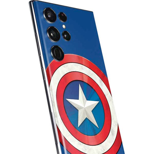 Marvel Captain America Shield Galaxy S22 Ultra Skin