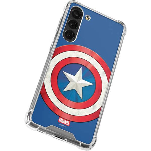 Marvel Captain America Shield Galaxy S23 FE Clear Case