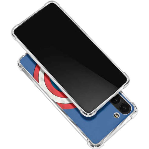 Marvel Captain America Shield Galaxy S23 Plus Clear Case