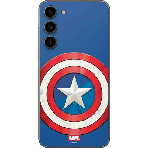 Marvel Captain America Shield Galaxy S23 Plus Skin