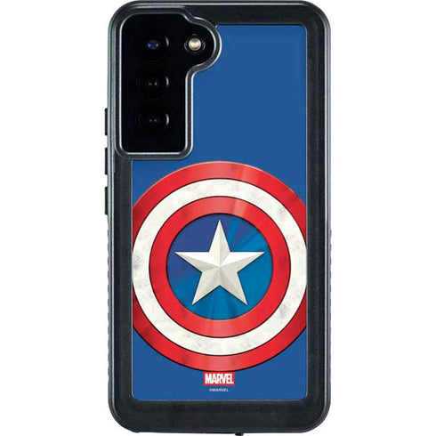 Marvel Captain America Shield Galaxy S23 Plus Waterproof Case