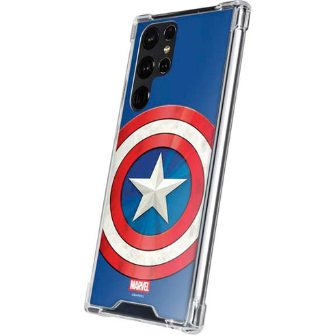 Marvel Captain America Shield Galaxy S23 Ultra Clear Case