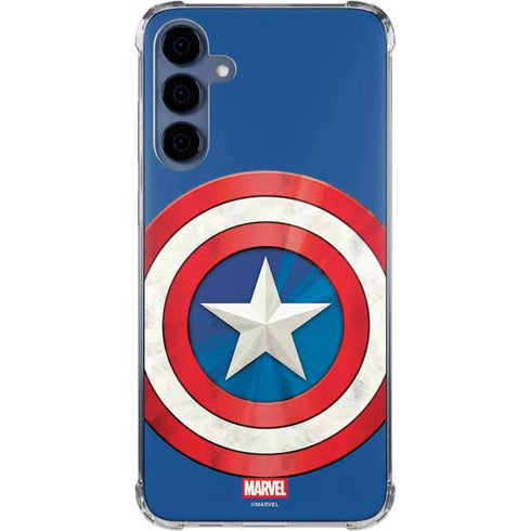 Marvel Captain America Shield Galaxy S24 Clear Case