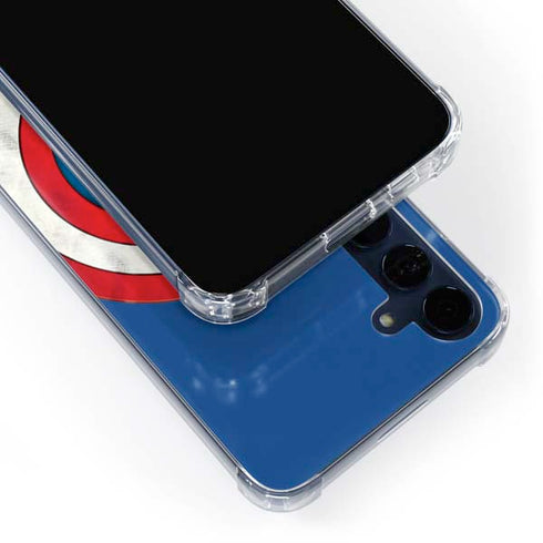Marvel Captain America Shield Galaxy S24 Clear Case
