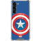 Marvel Captain America Shield Galaxy S24 FE Clear Case