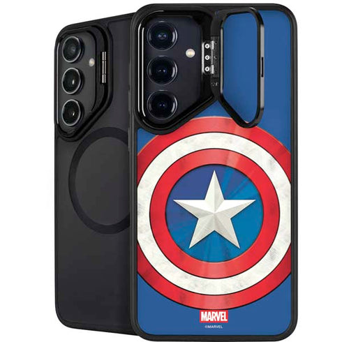 Marvel Captain America Shield Galaxy S24 FE Kickstand Case
